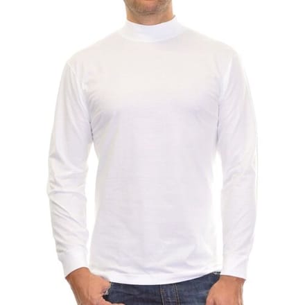 Ragman Long Sleeve Turtle T-Shirt Single Jersey Quality Wit / male