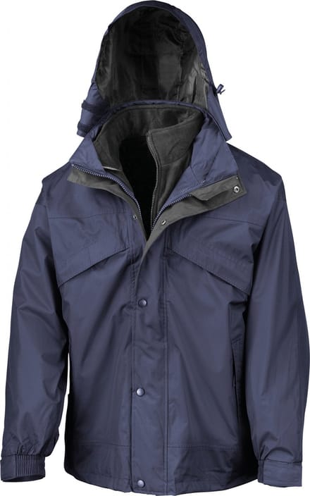 Result 3-in-1 Zip & Clip Jacket RT68 - Navy - M