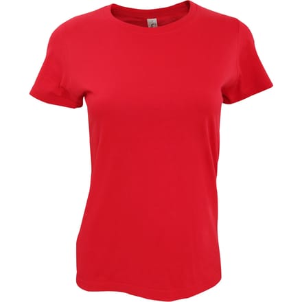 SOLS Dames/dames Imperial Heavy Short Sleeve T-Shirt (Rood)