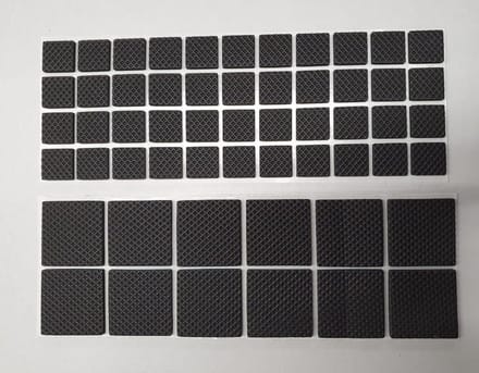 BS - Anti Krasvilt - Vinyl - Krasrubber - 56 Delig Zwart