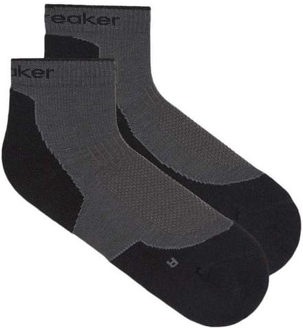Icebreaker Dames Wandelsokken Quarter Light Cushion Zwart