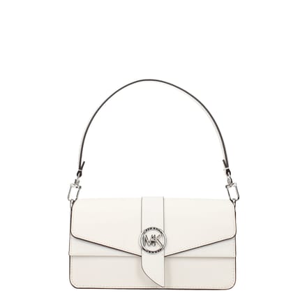 Michael Kors Witte Leren Handtas