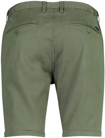 Donkergroene korte broek New Zealand lyocell omslag en trekkoord