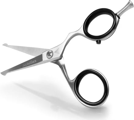 Achilles® Rounded-tip Baardschaar - Japan Steel - Neusschaar - Gezichtshaar - Verzorgingsschaar