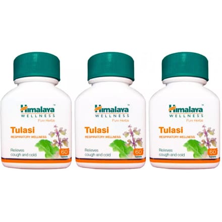 Tulsi-set (3 x 60 tabletten, 250 mg), Tulasi Set, Himalaya blue