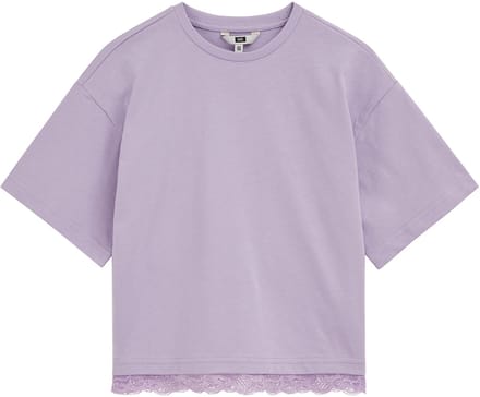WE Fashion Meisjes T-shirt met kant