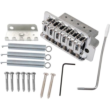 Elektrische gitaar Swing Tremolo Bridge ST Tremolo-systeem zilver