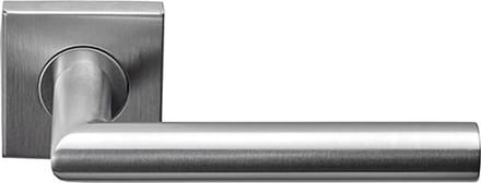 Formani Basics LB2-19BSQR53 Deurkruk Geveerd Op Vierkant Rozet Mat RVS