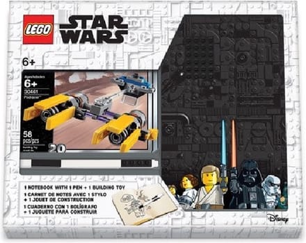 LEGO Star Wars Podracer notitieboek met pen + bouwpakketje