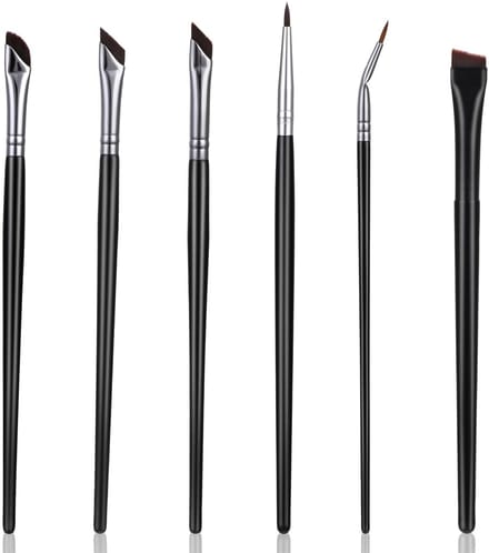 Solidchoice - Professionele Eyeliner Brushes Set - 6 Stuks voor Precisie en Perfectie