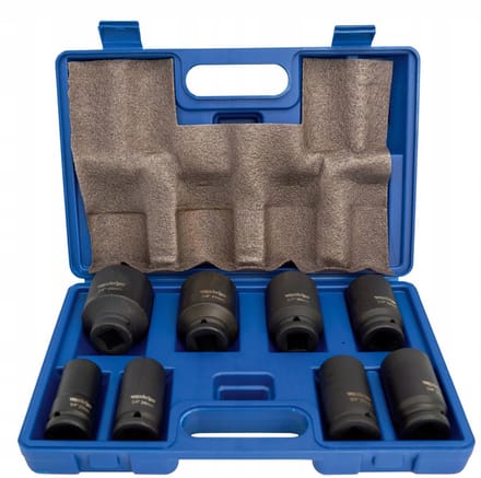 Adler 3510.93 - Dopsleutelset - 3/4" - 8 Stukken - Lang - Udarowe