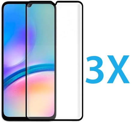 Volledige dekking Screenprotector Glas - Tempered Glass Screen Protector Geschikt voor: Samsung Galaxy A16 - 3x