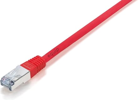 Equip F/UTP C5e Patchcable 1,0m red