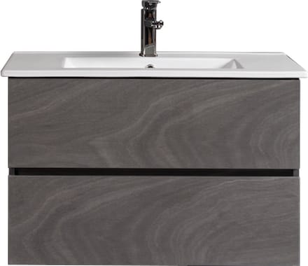 LINEA UNO - Kode 80 - Grijs - Badmeubel - Betonlook / Houtlook - 301548