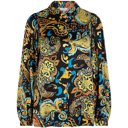 EsQualo Blouse Basic Untamed Party Print Größe: 36 | Longsleeves Outlet | Damen