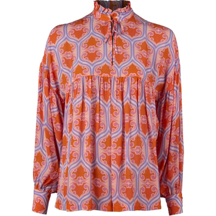 Stenströms Eleonor Blouse Orange Pattern Taglia: 38 | Magliette intime Outlet | Donna | Arancione