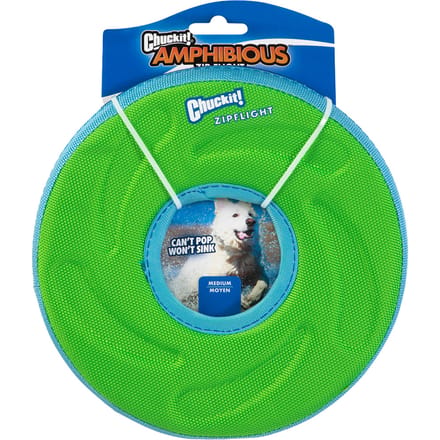 Chuckit! Zipflight - Honden frisbee - Hondenspeelgoed - Drijvend - ø 21 cm - M - Oranje