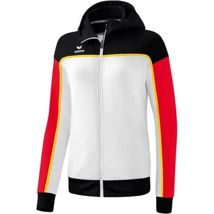 Erima Change Trainingsjack Met Capuchon Dames - Rood / Zwart / Wit | Maat: 36