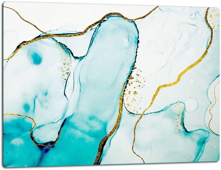 TMK ArtDeko - Snijplank - 52x40cm - Marmer - Glas