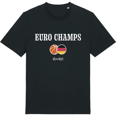 Kickz Duitsland Euro Champs 2025 T-shirt Zwart
