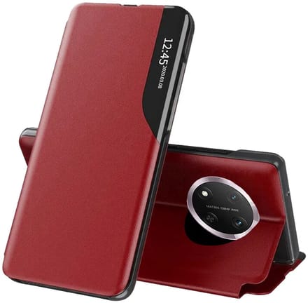 Hoesje geschikt voor HONOR Magic7 Lite/X9c - Techsuit eFold Book Case - Rood