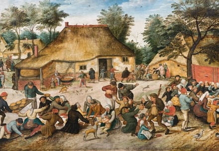 Grafika legpuzzel Brueghel Le Repas de Noce 1568 1000 stukjes puzzel.