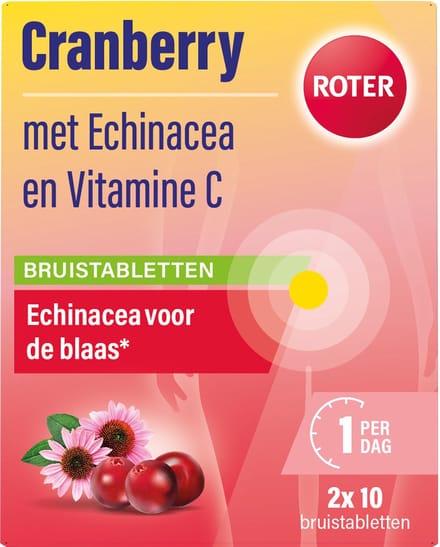 Roter Cranberry 2X10 stuks 20 bruistabletten