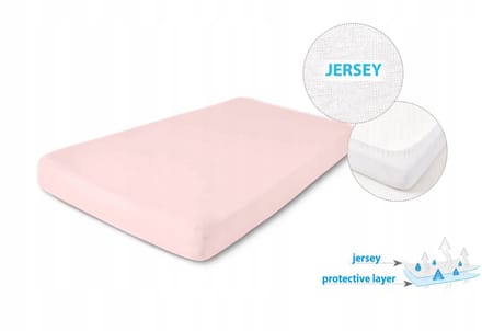 Waterdichte jersey matrashoes 90x200 cm, verzwaard