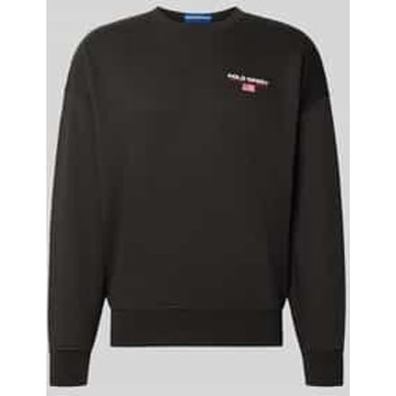 relaxed fit sweatshirt van katoenmix