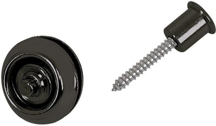 Dunlop Straplok zwart Flush Mount  - Accessoire voor gitaren