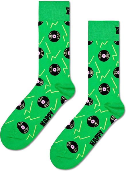 Happy Socks - Vinyl Green Sock - Unisex - Sokken