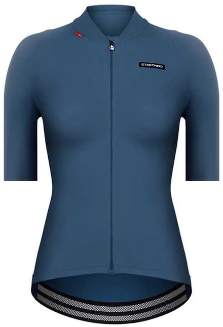 Etxeondo Alda 110lw Korte Mouw Wielertrui Blauw M Vrouw