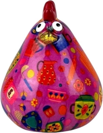 Pomme Pidou Spaarpot Kip Claire Small 002 (10.7x9x11.2 CM - Keramiek)