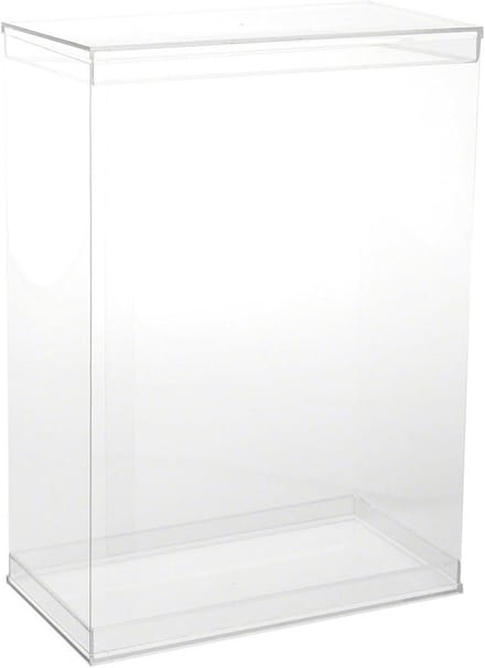 Luxe Opvouwbare Displayvitrine voor Poppen en Actiefiguren, Transparant