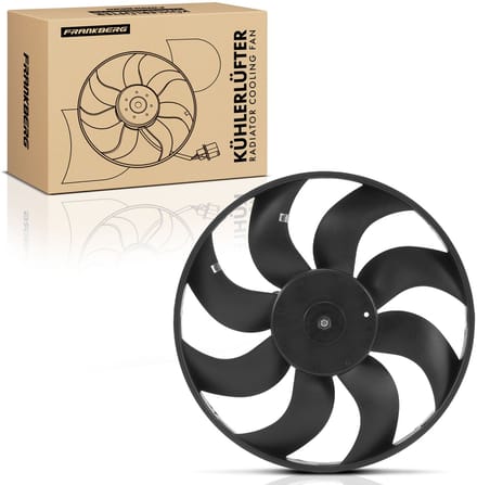 Frankberg 1x Motorradiator enkele ventilator