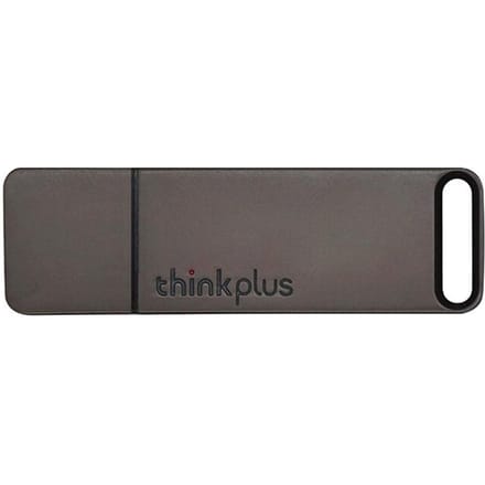 Thinkplus TU100 USB3.1 Gen1 High-speed U Disk Draagbare metalen USB-stick Slijtvast 256GB grijs