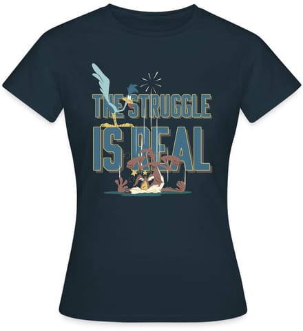 Looney Tunes The Struggle Is Real T-Shirt Dames
