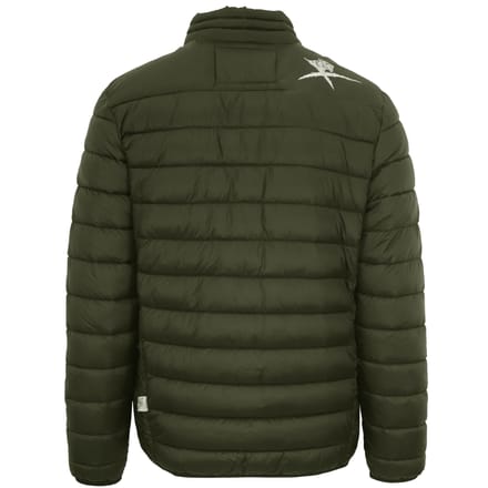 Plein Sport Patch Logo Dun gewatteerd groen jack