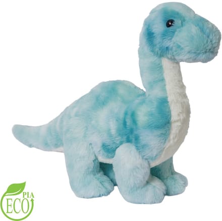PIA Soft Toys - Pluche Knuffeldier - Brachiosaurus blauw ECO 32 cm
