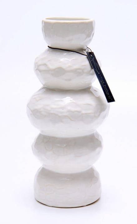 Vaas - Villa Pottery - Decoratie - Woondecoratie - Keramiek - Berber 6_2 white