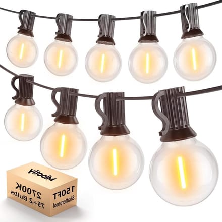 Lichtsnoer Buiten - Lichtjes Tuin - Sfeer Creëren - Waterproof IP45 - 45 Meter - Warm Wit