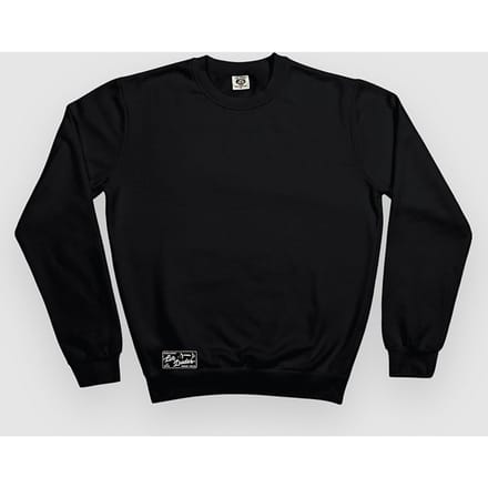 The Dudes Los Dudes Label Classic Heavyweight Sweater zwart