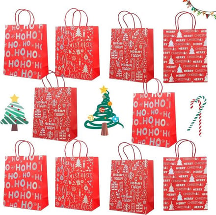 Dailygoody - Cadeautasjes - Kraftpapier - - Papieren tasjes