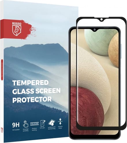 Rosso 9H Tempered Glass Screen Protector Geschikt voor Samsung Galaxy A12