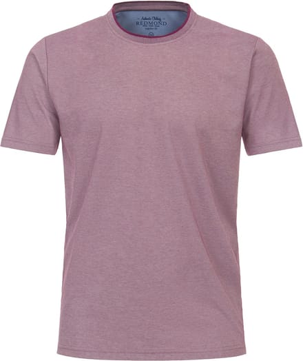 Redmond regular fit T-shirt - korte mouw O-hals - paars