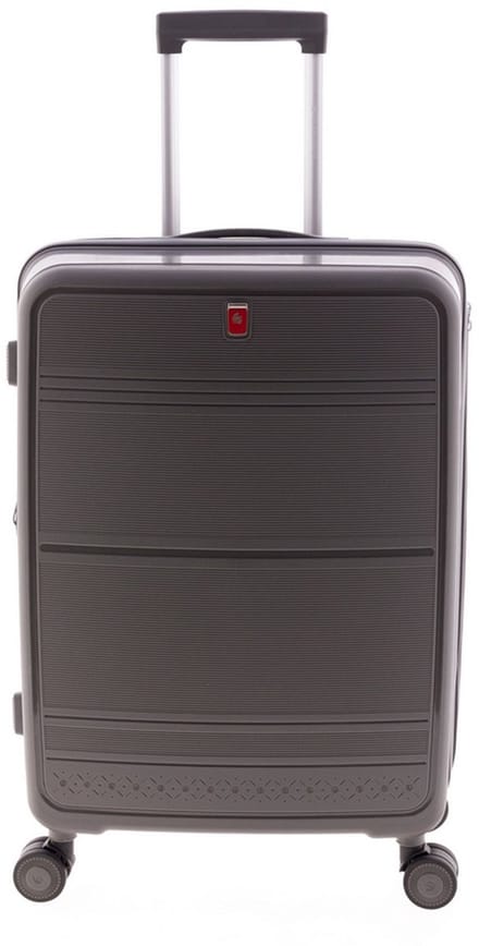 Gladiator Saona Middelgrote Koffer - 65 cm - 70/80 liter - Expandable - TSA slot - Grijs