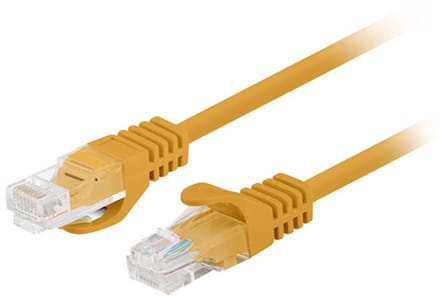 Lanberg PCU5‑10CC‑0025‑O – Netwerkkabel Cat5e UTP 0,25 m Oranje (U/UTP, Fluke Passed)