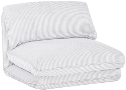 sweeek - Slaapfauteuil 1 persoons loungestoel corduroy - cosy