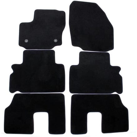 Tapis de sol - Ford - S-Max - 6 pièces - Velours imperméable - Antidérapant
