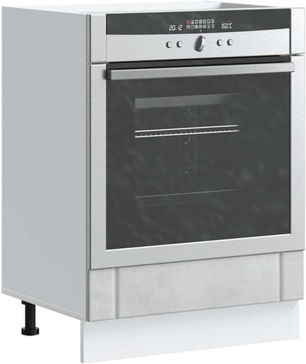 Ovenkast Keuken - Magnetronmeubel - Keukenopslag - Verstelbare Poten